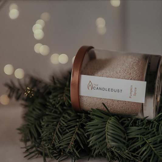 Powdered Candle in Glass - Dark Honey 160g - ORÉA PARIS