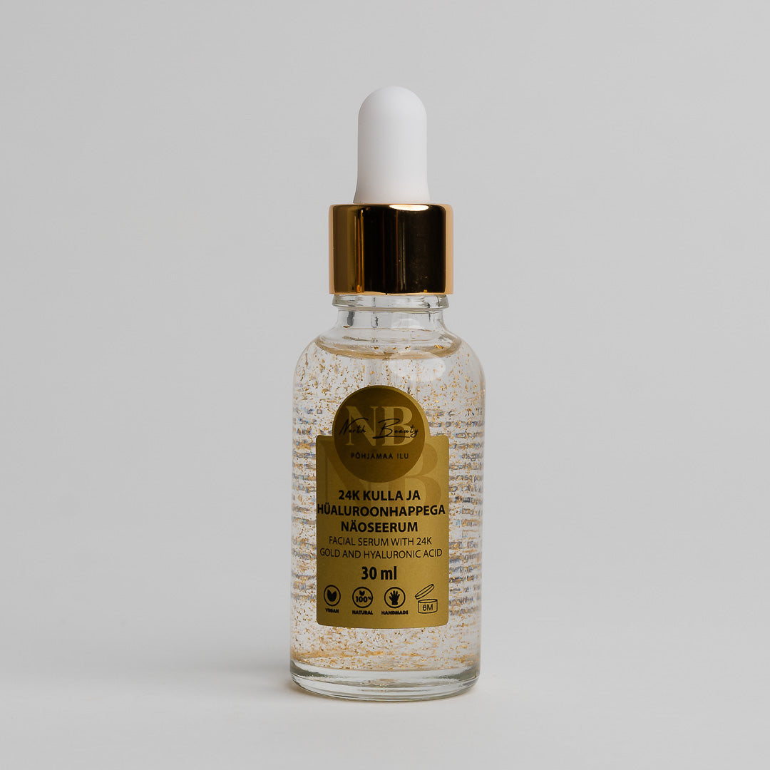 24K Gold and Hyaluronic Acid Face Serum, 30ml - ORÉA PARIS