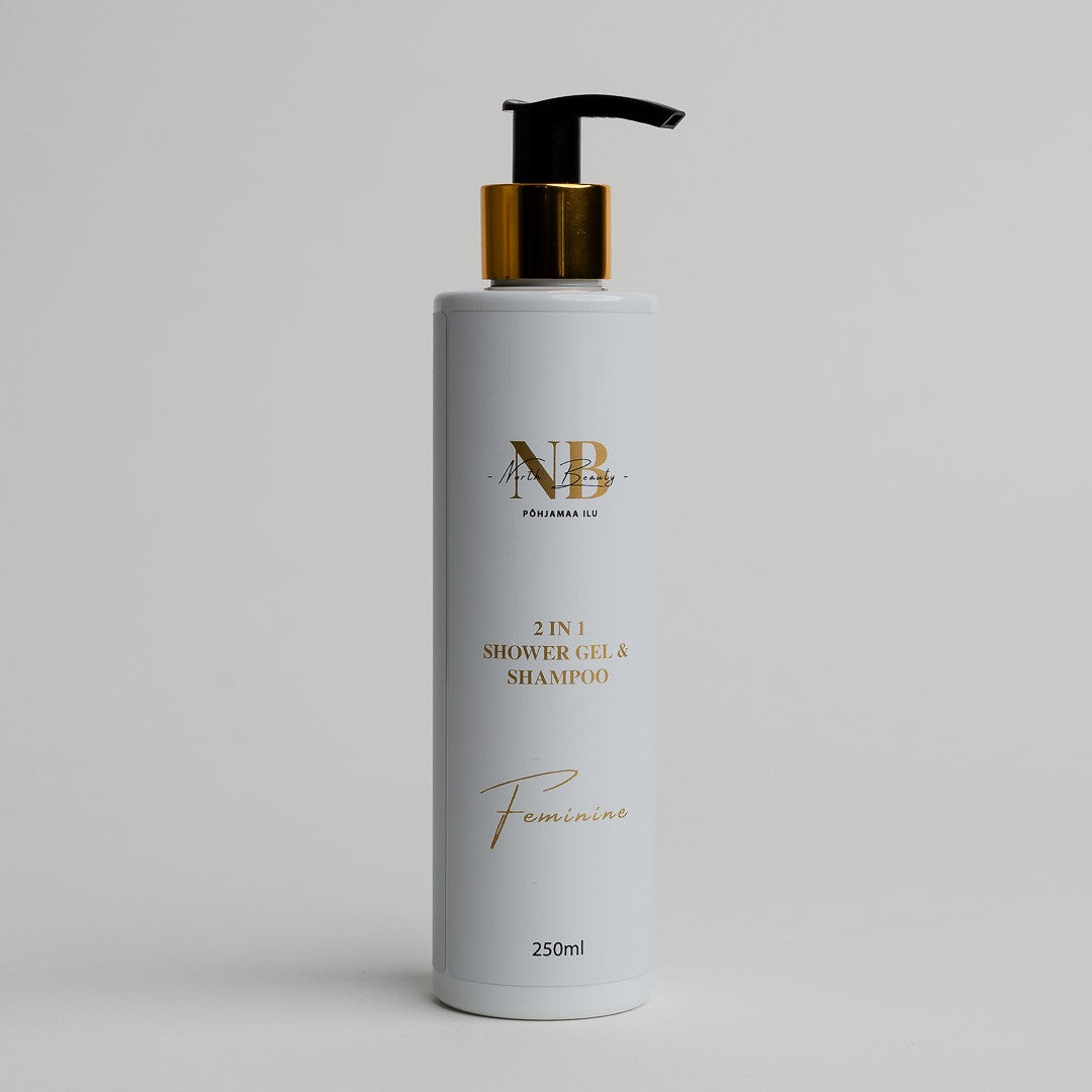 2-in-1 Shower Gel & Shampoo for Women, 250ml - ORÉA PARIS