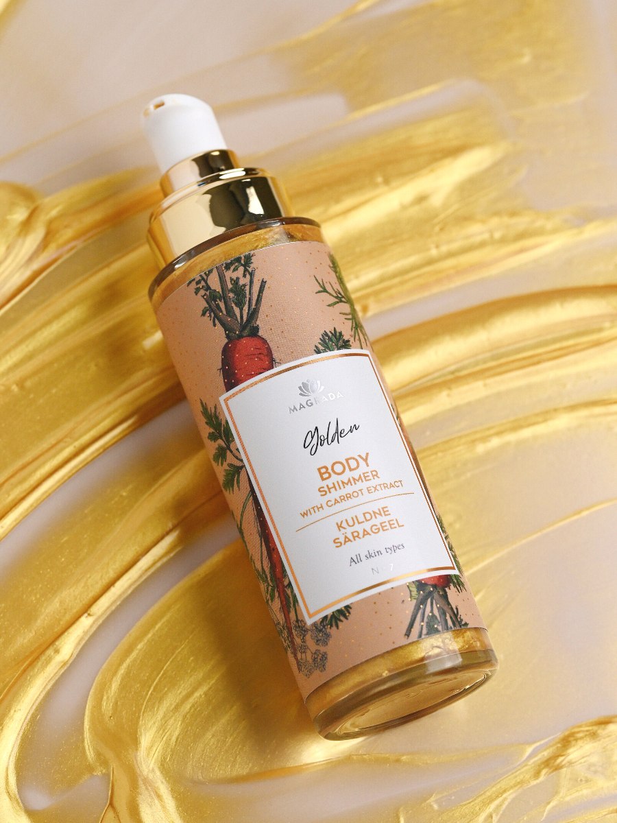 Golden Shimmer Gel With Carrot Extract - 100 ml - ORÉA PARIS