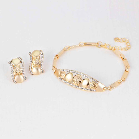 New European And American Exaggerated Jewelry Sets, Women's Bridal Jewelry Four Sets