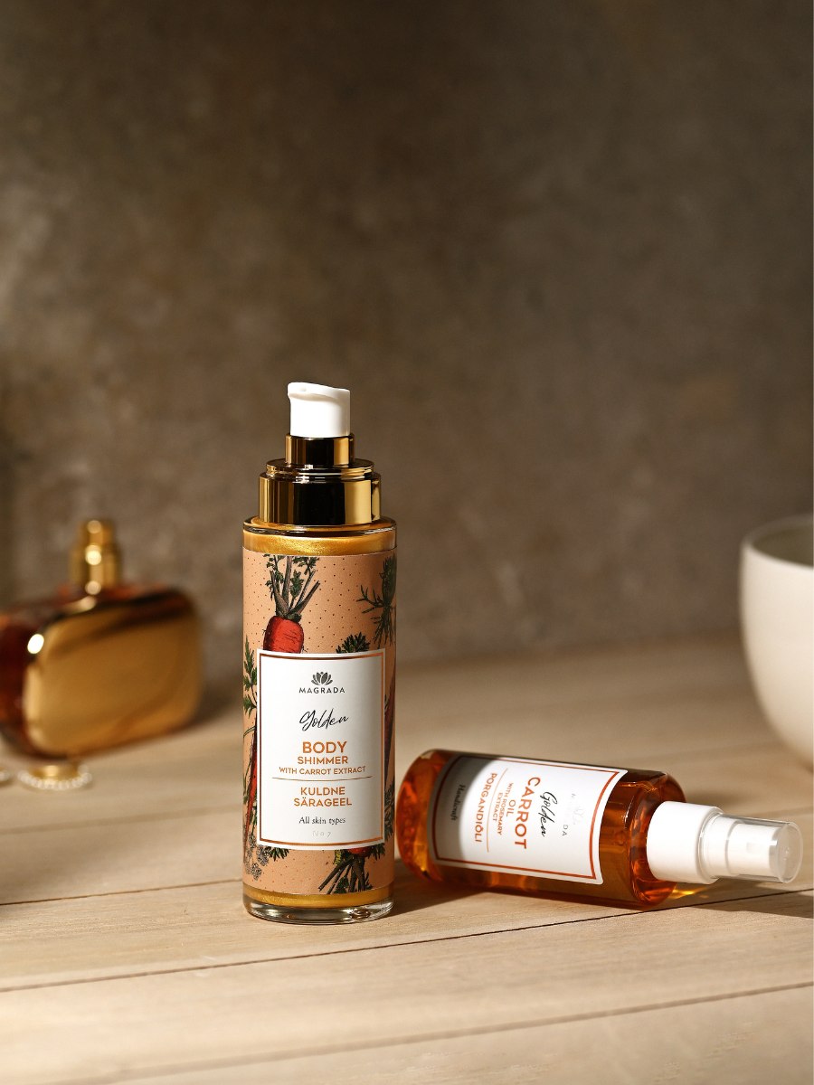 Golden Shimmer Gel With Carrot Extract - 100 ml - ORÉA PARIS