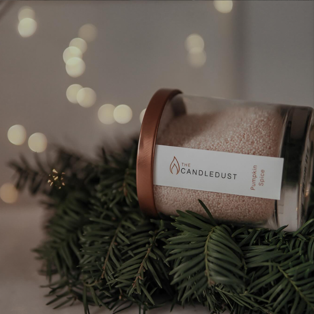 Powdered Candle in Glass - Dark Honey 160g - ORÉA PARIS