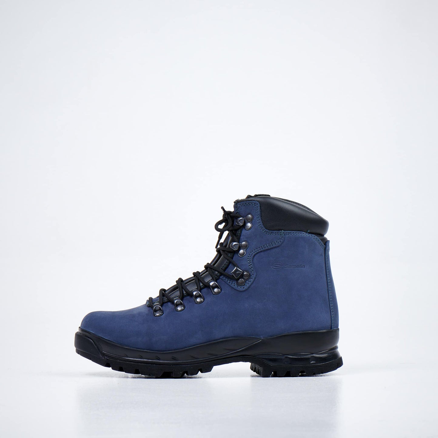 5531 Navy Hiking Boots - ORÉA PARIS