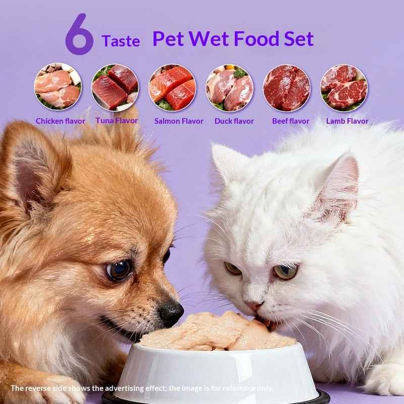 Gourmet Pet Wet Food Gift Set Main Meal Canned Portions