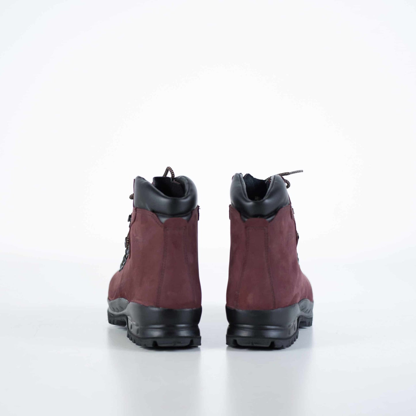 5531 Burgundy Hiking Boots - ORÉA PARIS