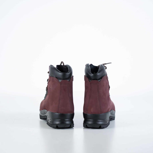 5531 Burgundy Hiking Boots - ORÉA PARIS