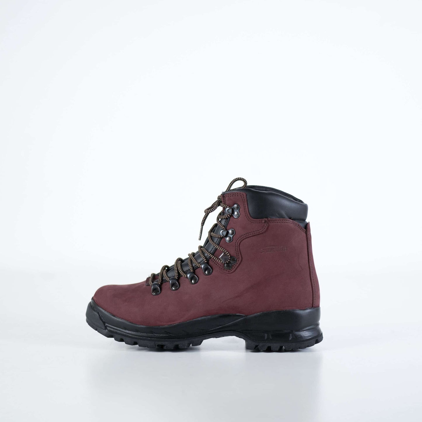 5531 Burgundy Hiking Boots - ORÉA PARIS
