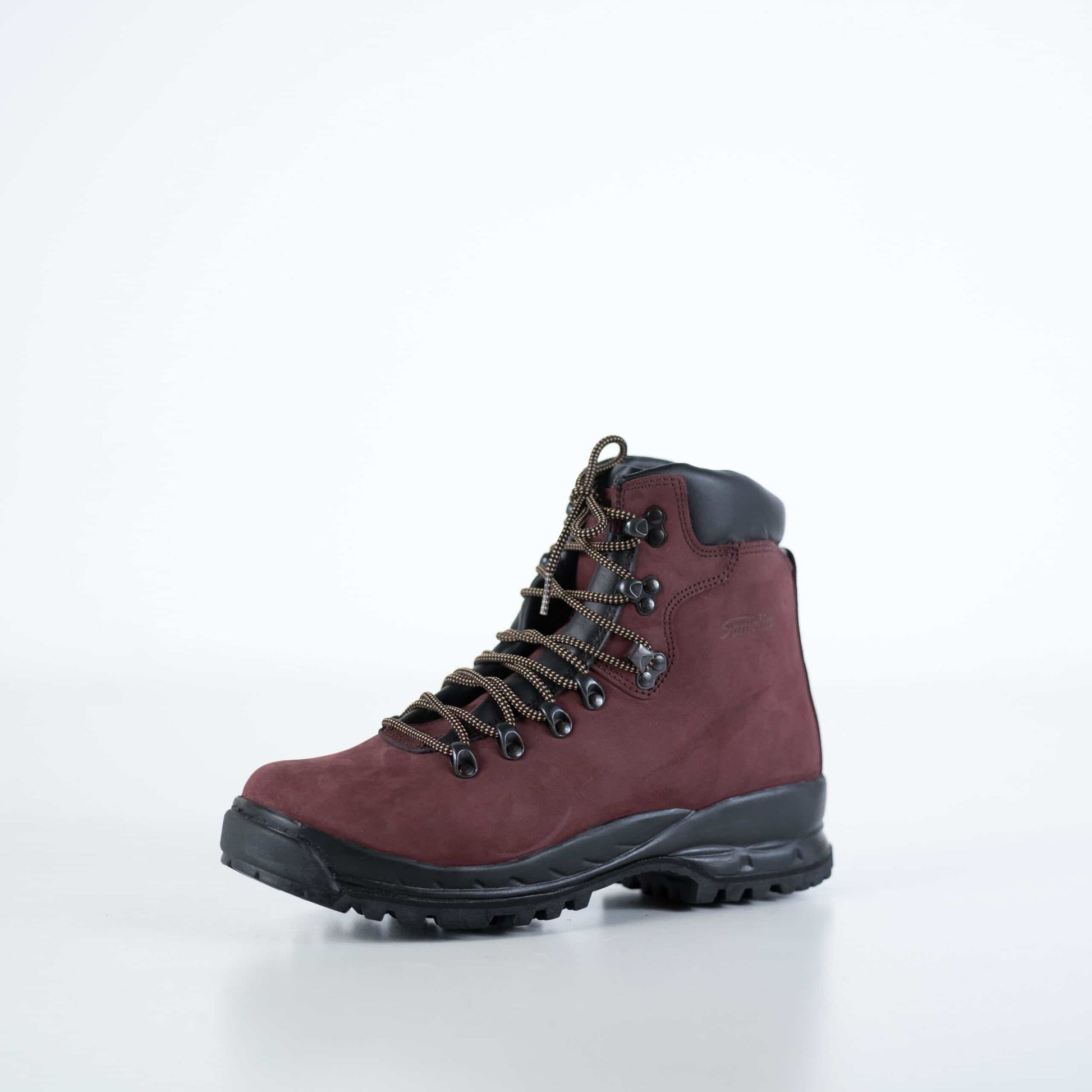 5531 Burgundy Hiking Boots - ORÉA PARIS
