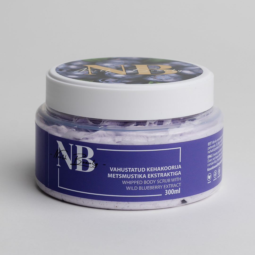 Whipped Sugar Body Scrub With Blueberry, 300 ml - ORÉA PARIS