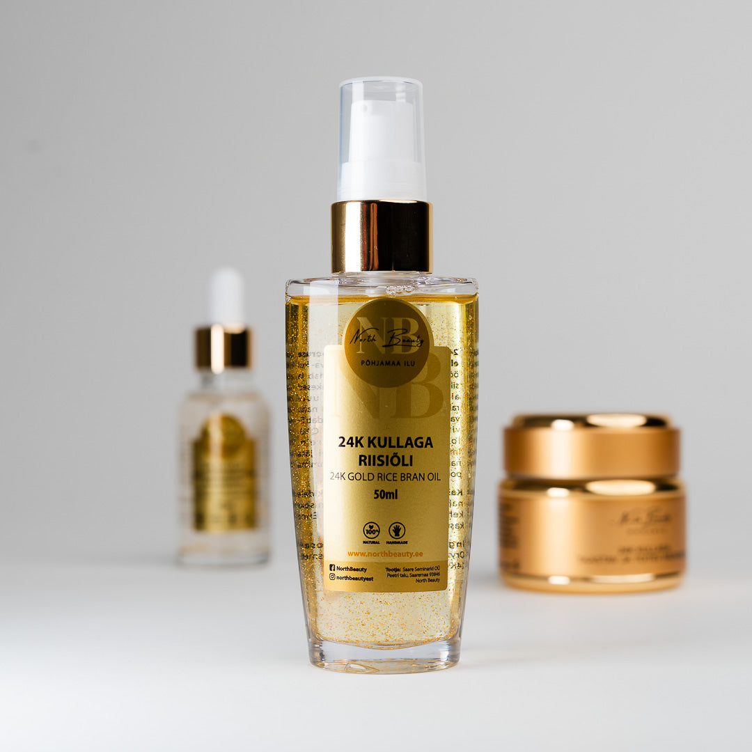 24K Gold Rice Oil, 50ml - ORÉA PARIS