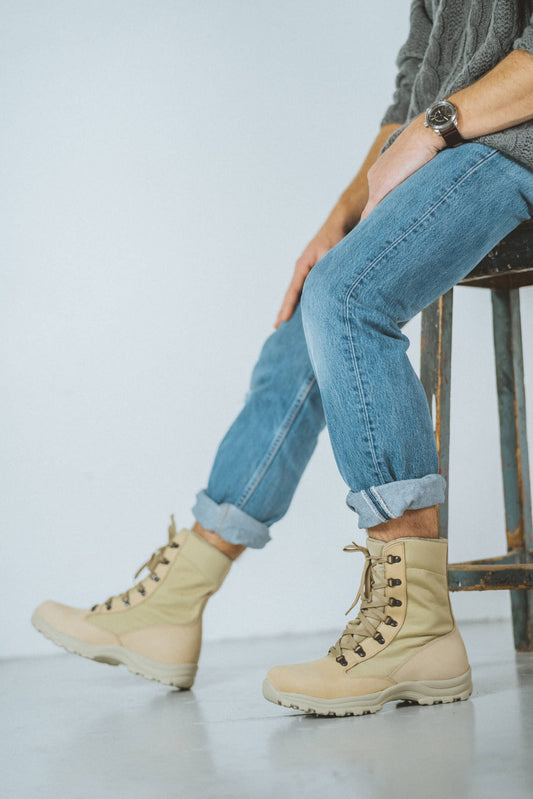 598 Desert Boots - Beige - ORÉA PARIS