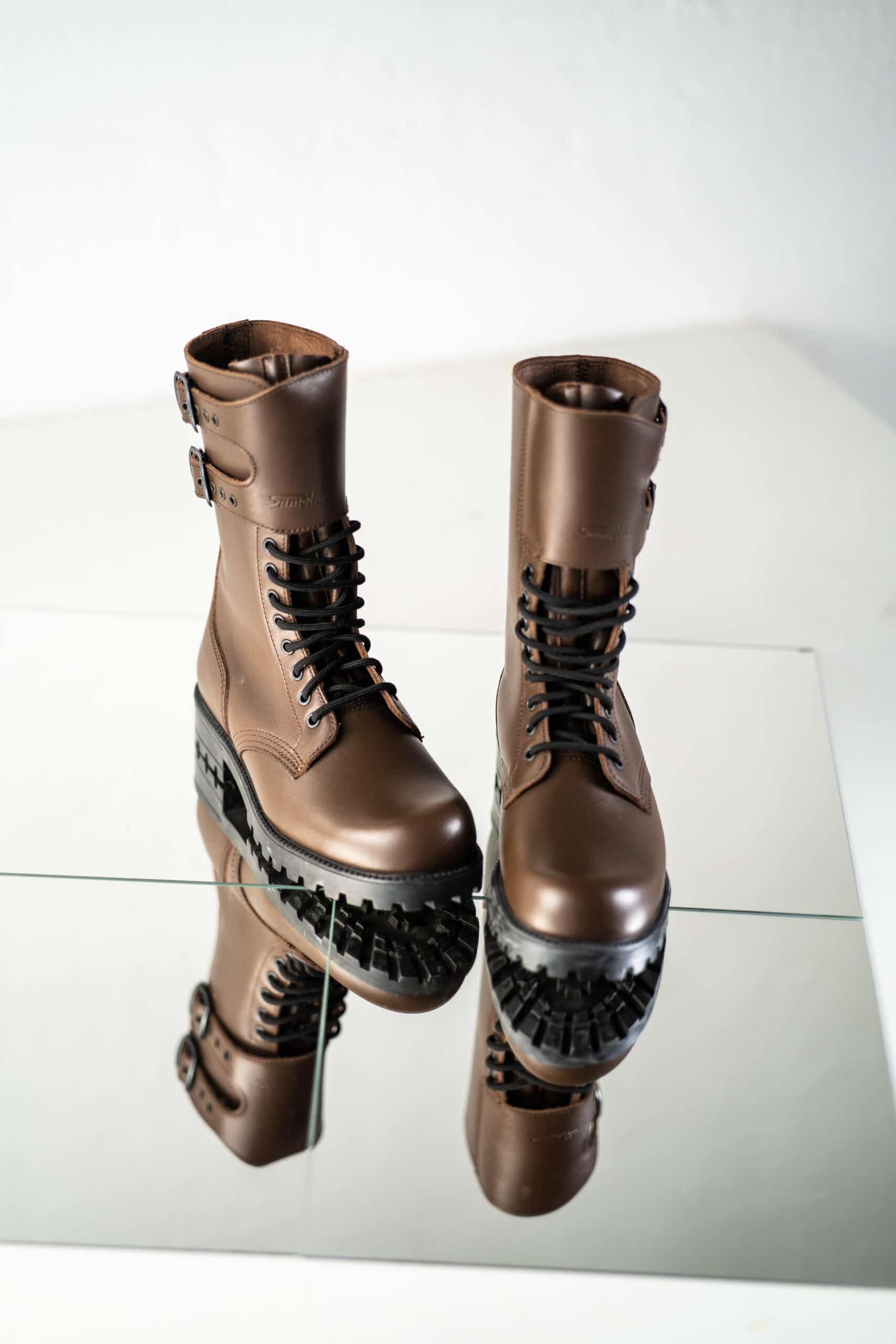 791 aka Tarkovsky Boots - Dark Brown - ORÉA PARIS
