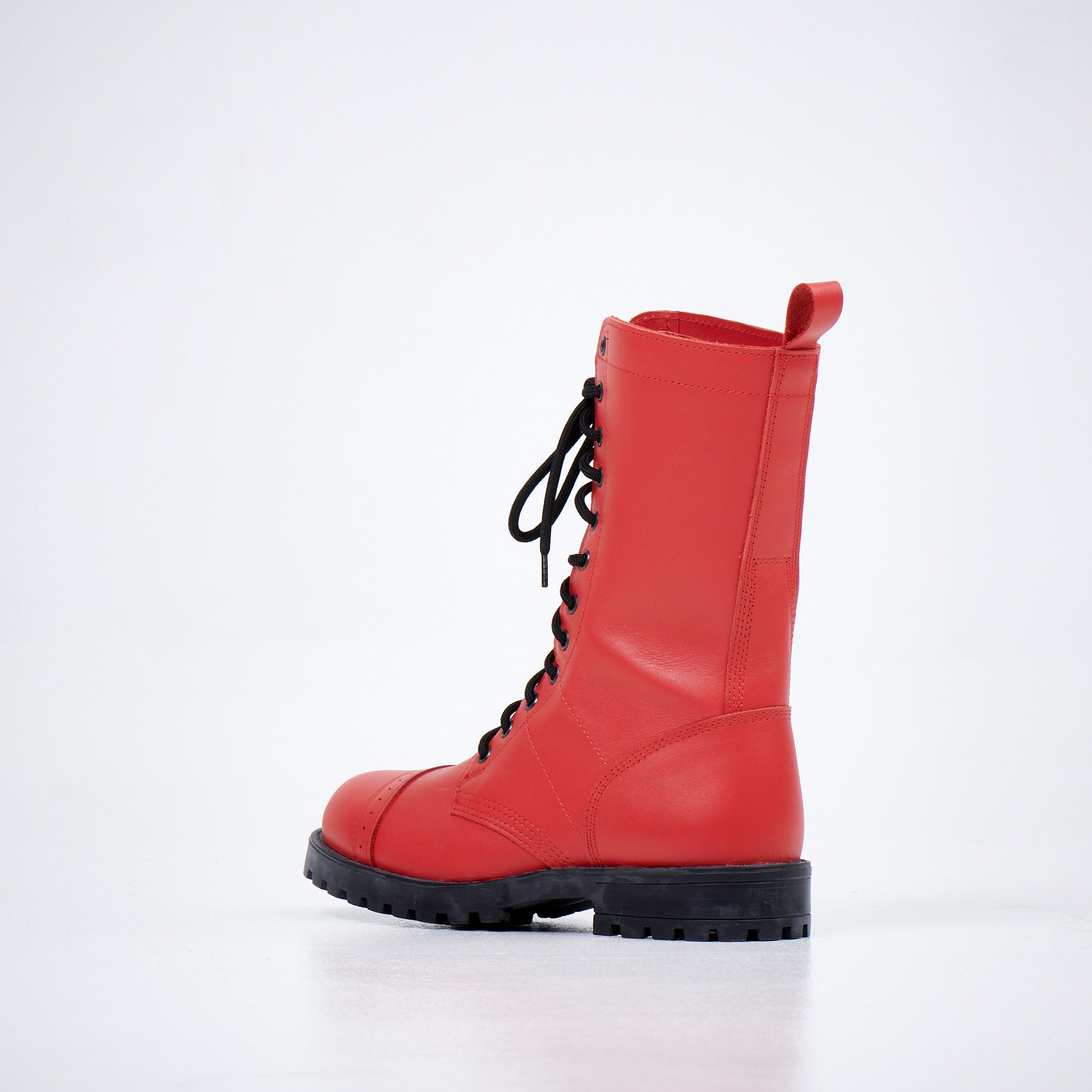 516 aka High Aviator Boots - Red - ORÉA PARIS