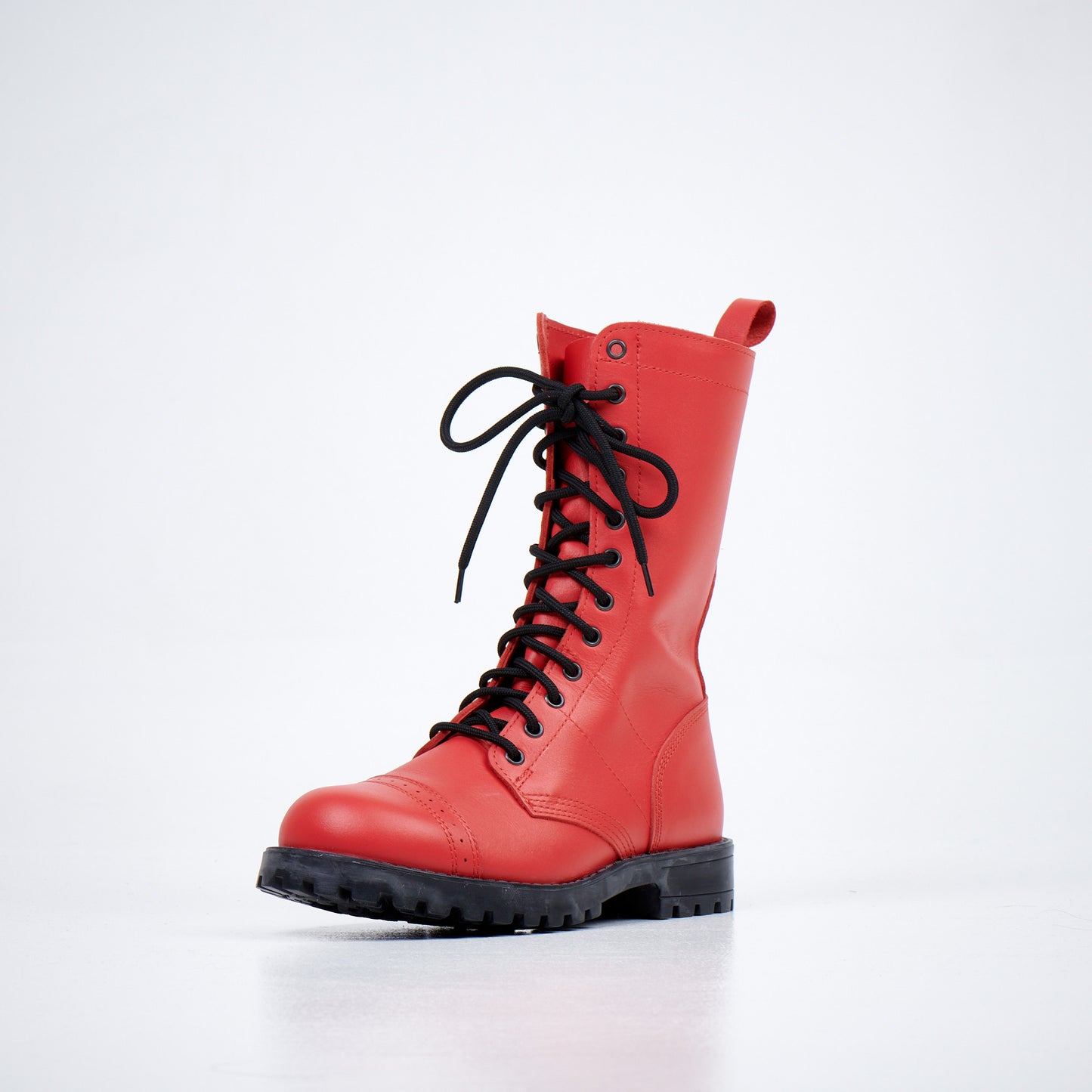 516 aka High Aviator Boots - Red - ORÉA PARIS