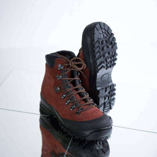 553P Rosso Aragosta Hiking Boots - ORÉA PARIS