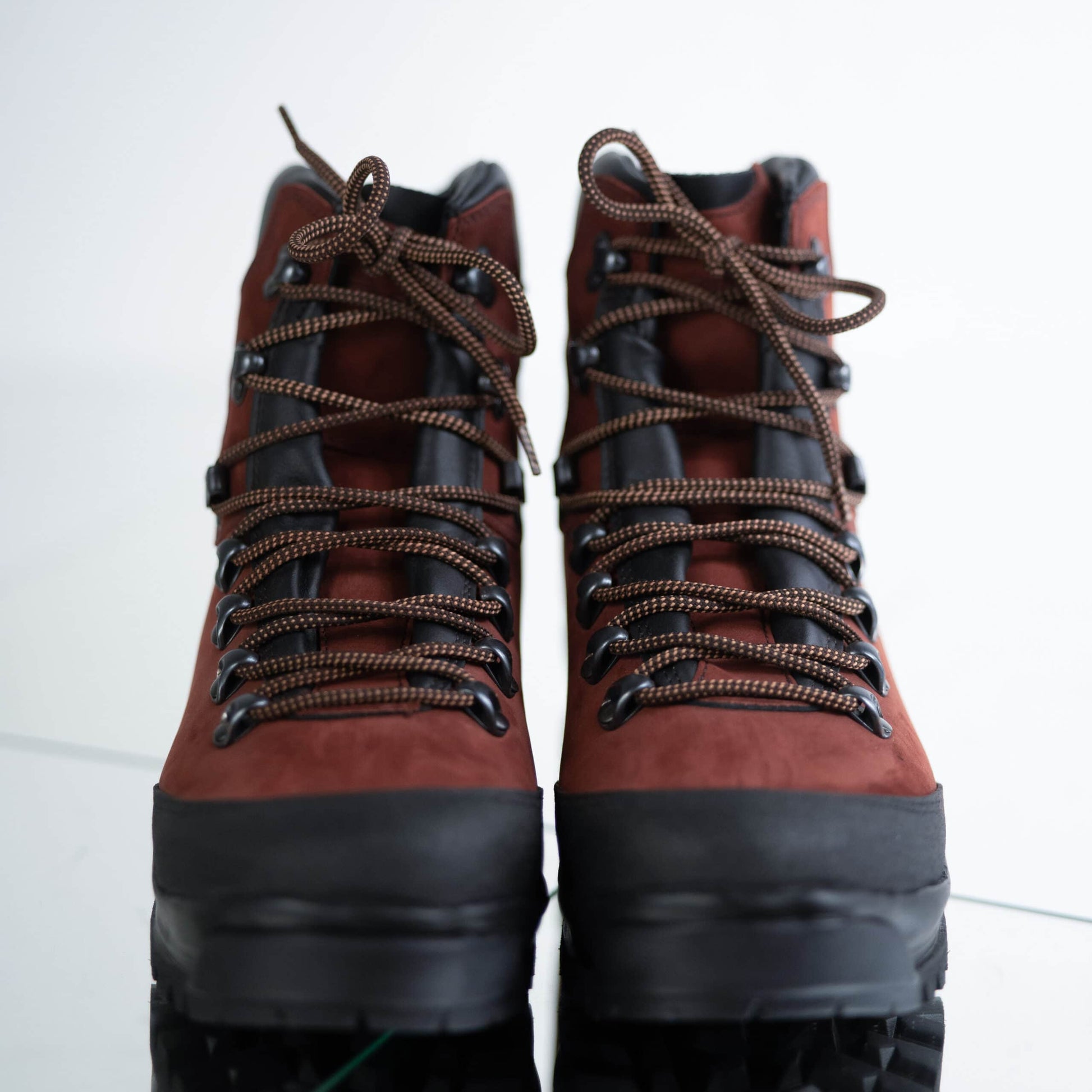 553P Rosso Aragosta Hiking Boots - ORÉA PARIS