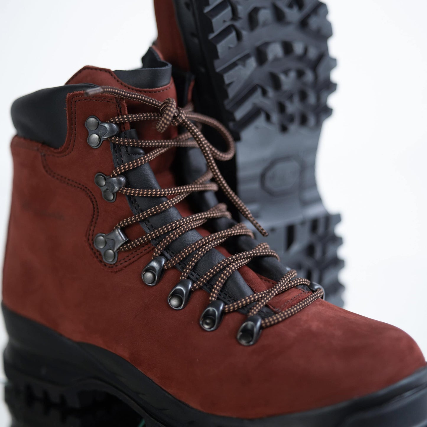 5531 Rosso Aragosta Hiking Boots - ORÉA PARIS