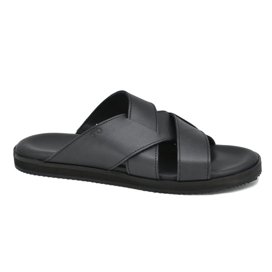 Helsinki Sandals for Him - Black - ORÉA PARIS