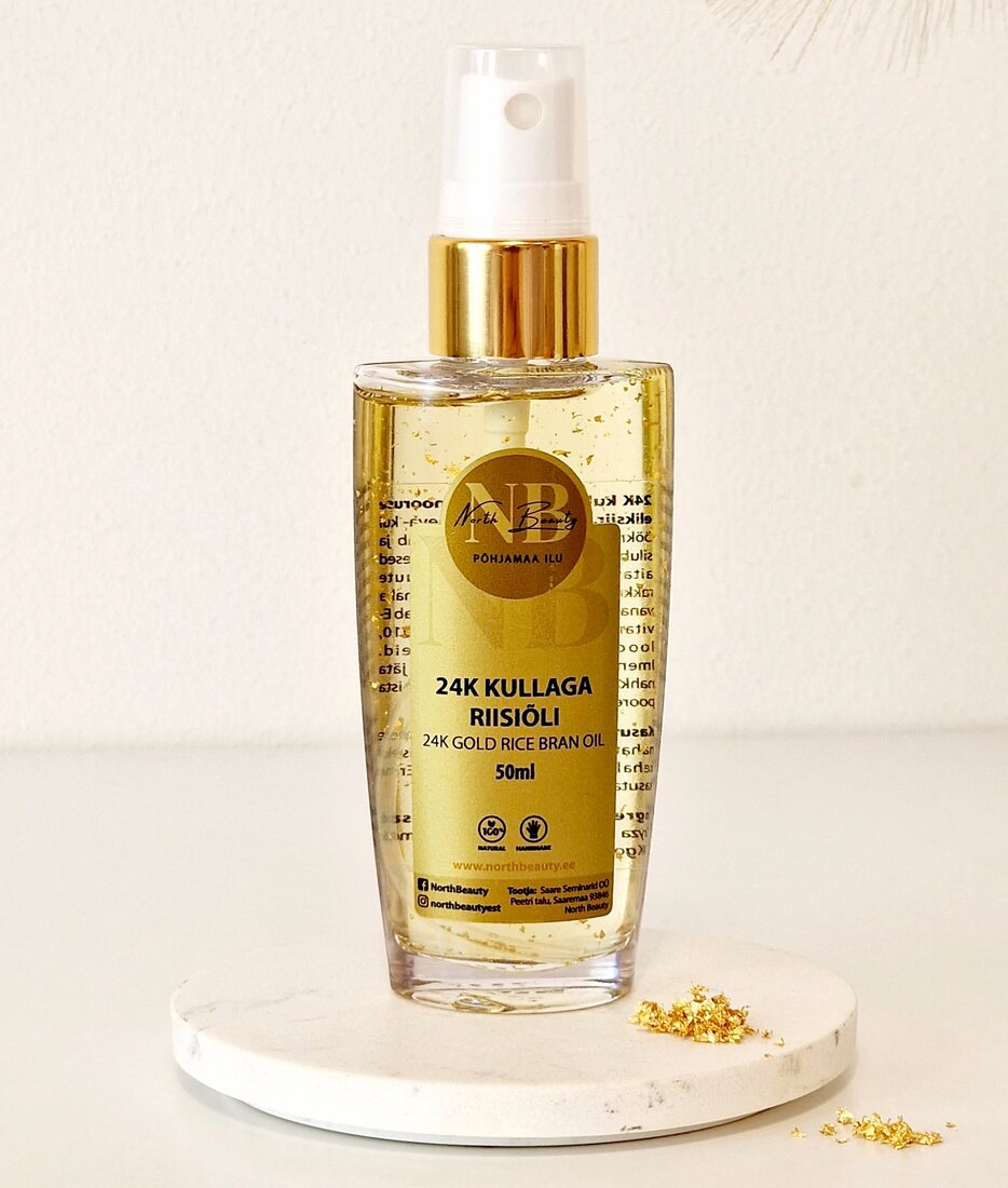 24K Gold Rice Oil, 50ml - ORÉA PARIS