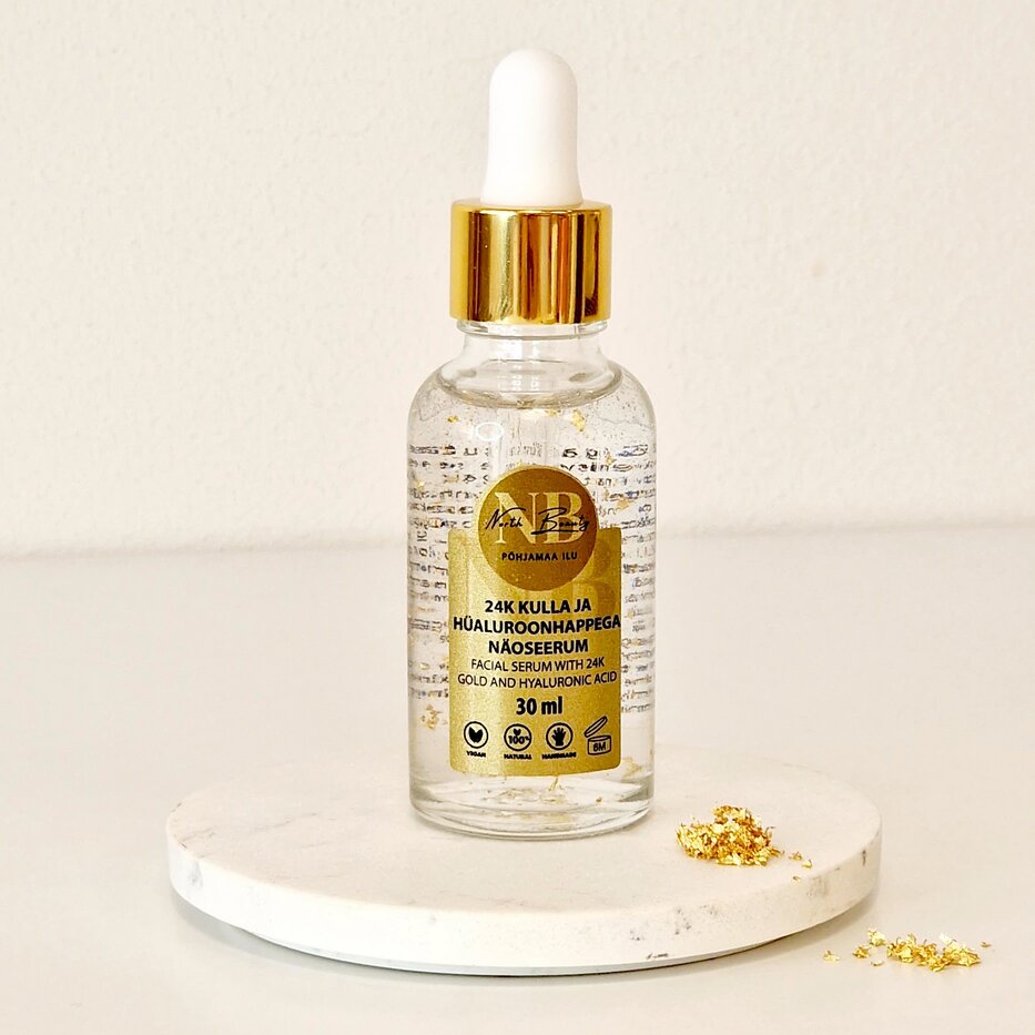 24K Gold and Hyaluronic Acid Face Serum, 30ml - ORÉA PARIS
